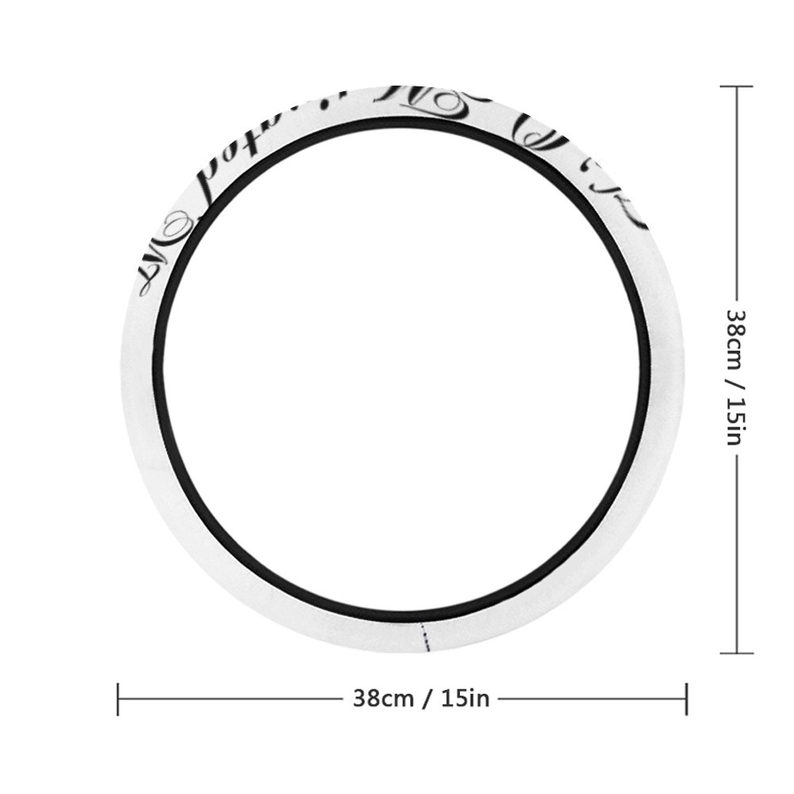 K&Q Motivated Wear Car Steering Wheel Cover